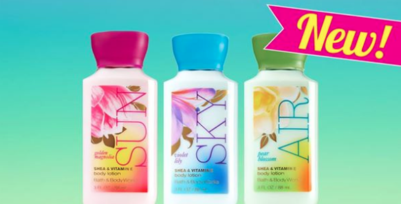 Free Sun, Sky, or Air Lotion at Bath & Body Works