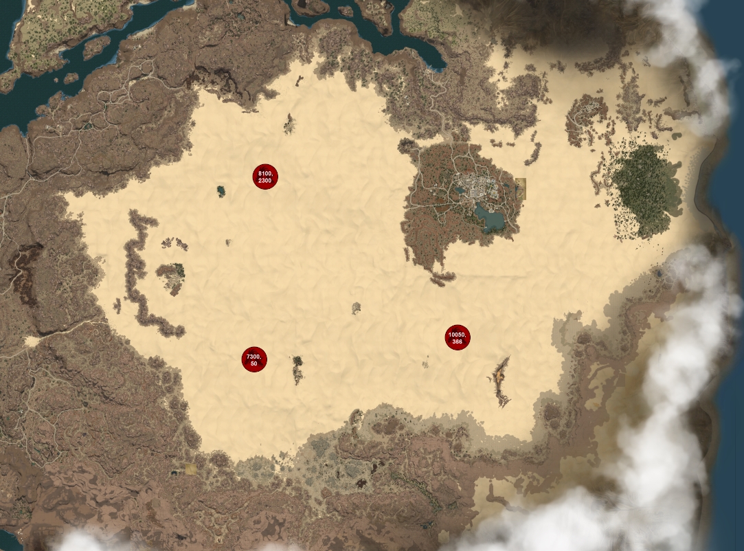 Карта порталов bdo