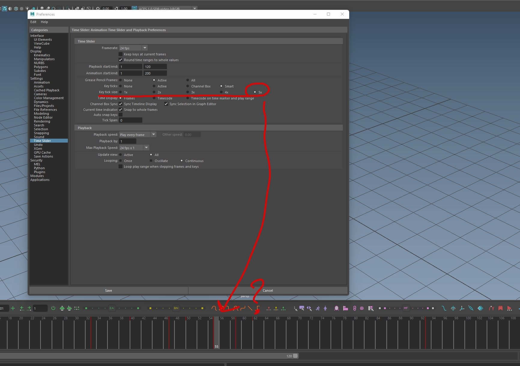 Tick Size not working Maya 2022.2 Autodesk Community